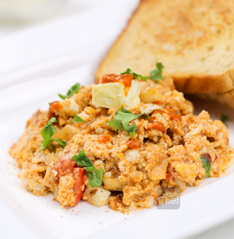 Butter Masala Scrambled eggs Recipe